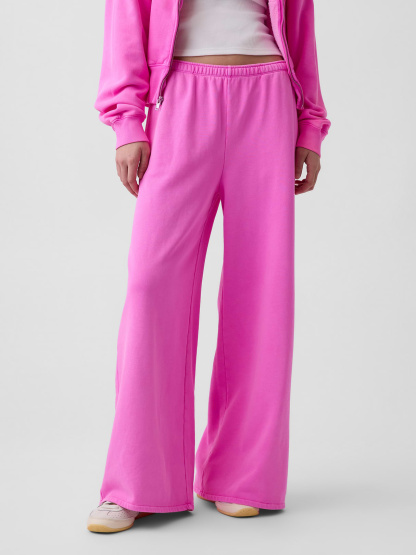 VintageSoft Baggy Sweatpants - New sugar plum neon pink