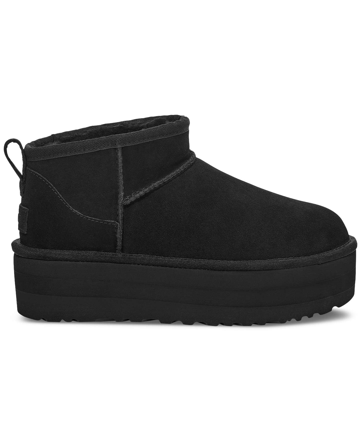 UGG® Women's Classic Ultra Mini Platform Booties - Black