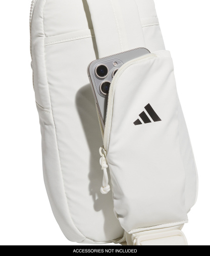 adidas Men's Essentials 3 Lightweight Sling Bag - Off White