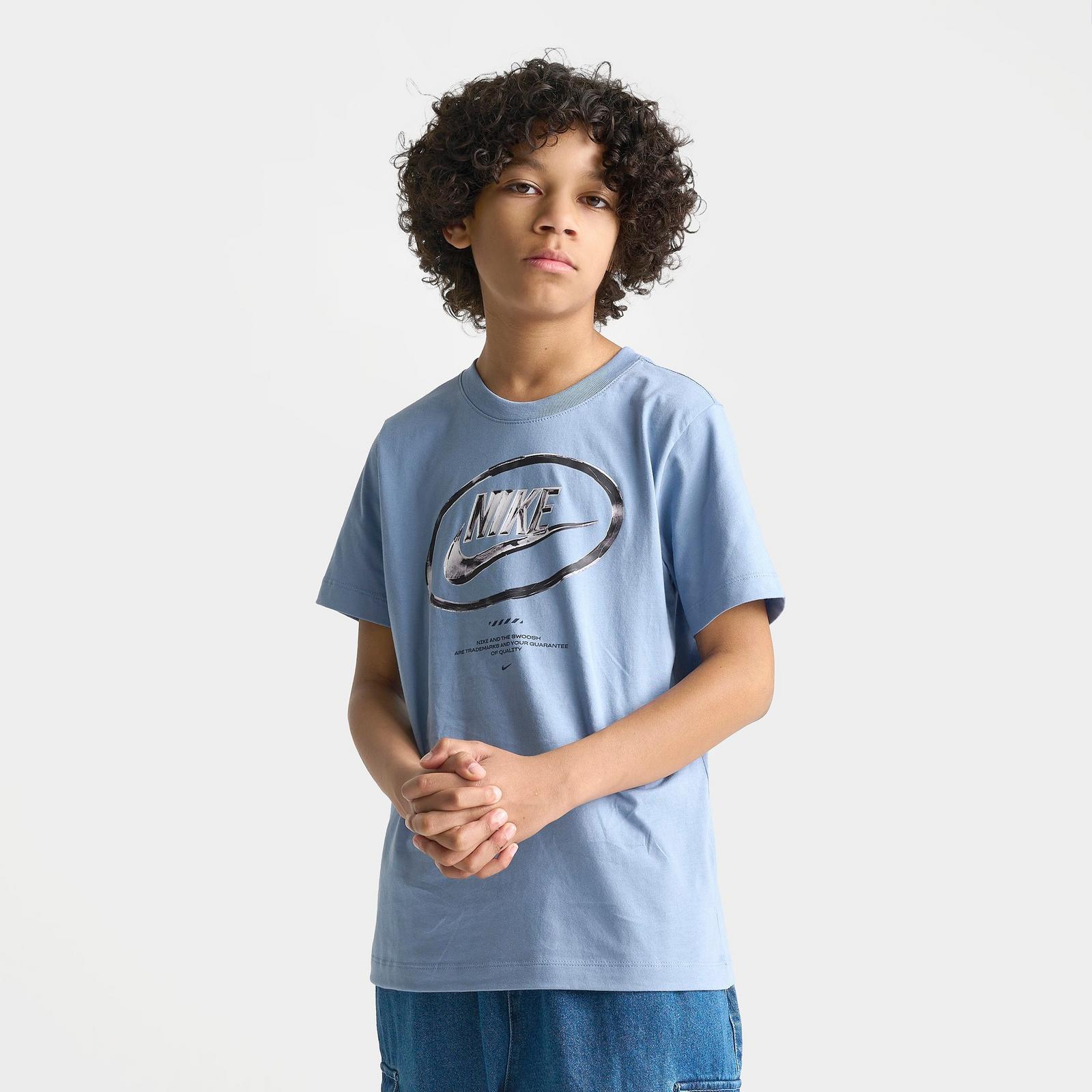 Big Kids' Nike Sportswear Futura Chrome T-Shirt - Work Blue