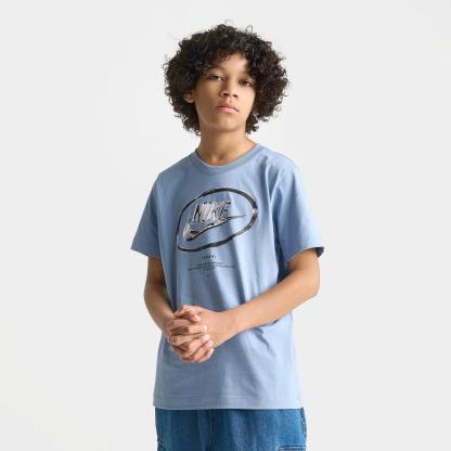 Big Kids' Nike Sportswear Futura Chrome T-Shirt - Work Blue