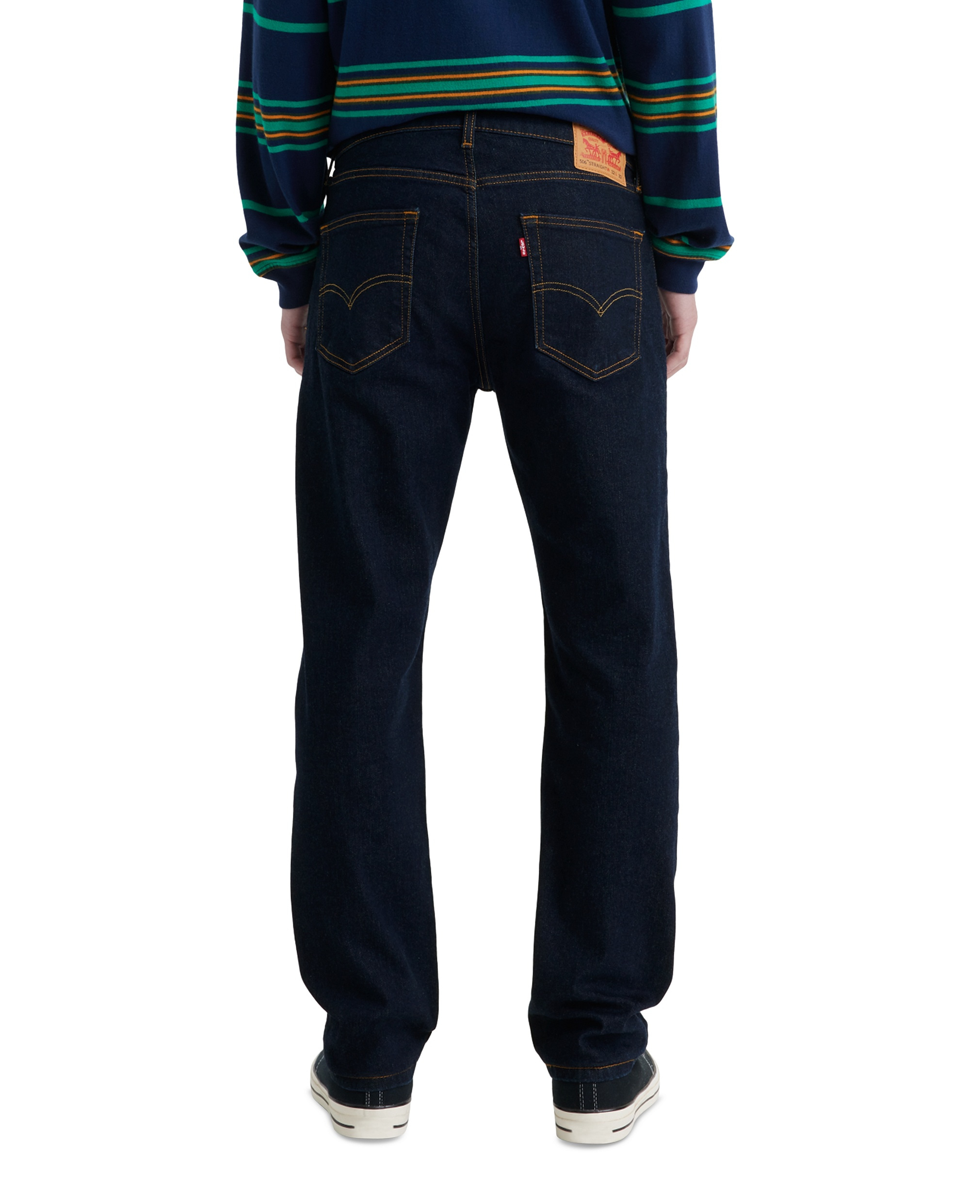 Levi's Men's 506™ Comfort Straight-Leg Stretch Jeans - Midnight Rest Adv
