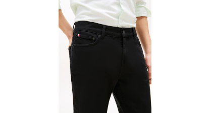 Tommy Hilfiger Men's Denton Straight-Fit Jeans - Black