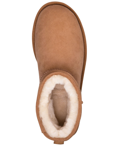 UGG® Women's Classic II Pull-On Mini Booties - Chestnut