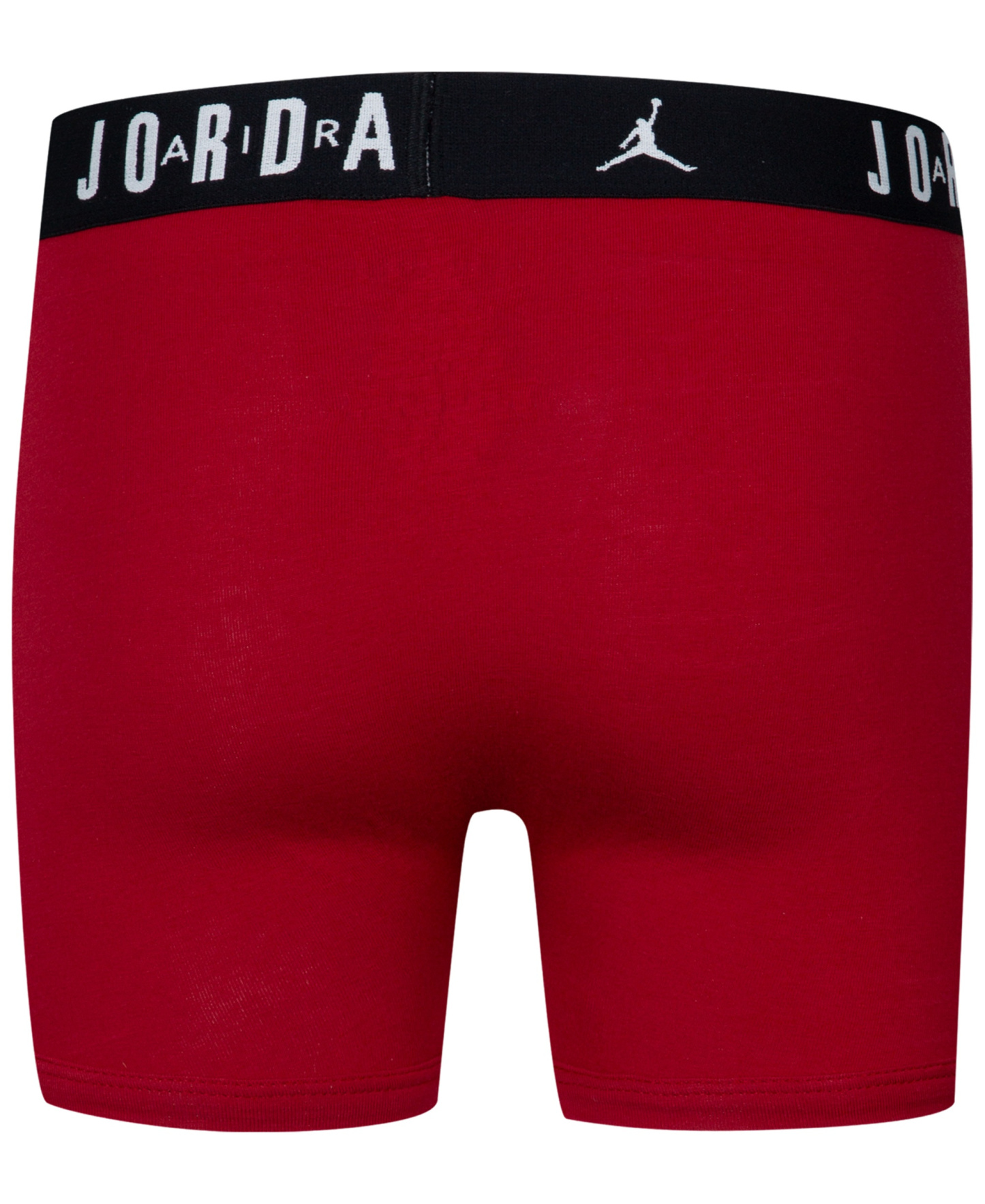 Jordan Boys' 8-20 Flight Dri-Fit Cotton Core Boxer Briefs, 3-Pack - Gym Red/Black/Gray