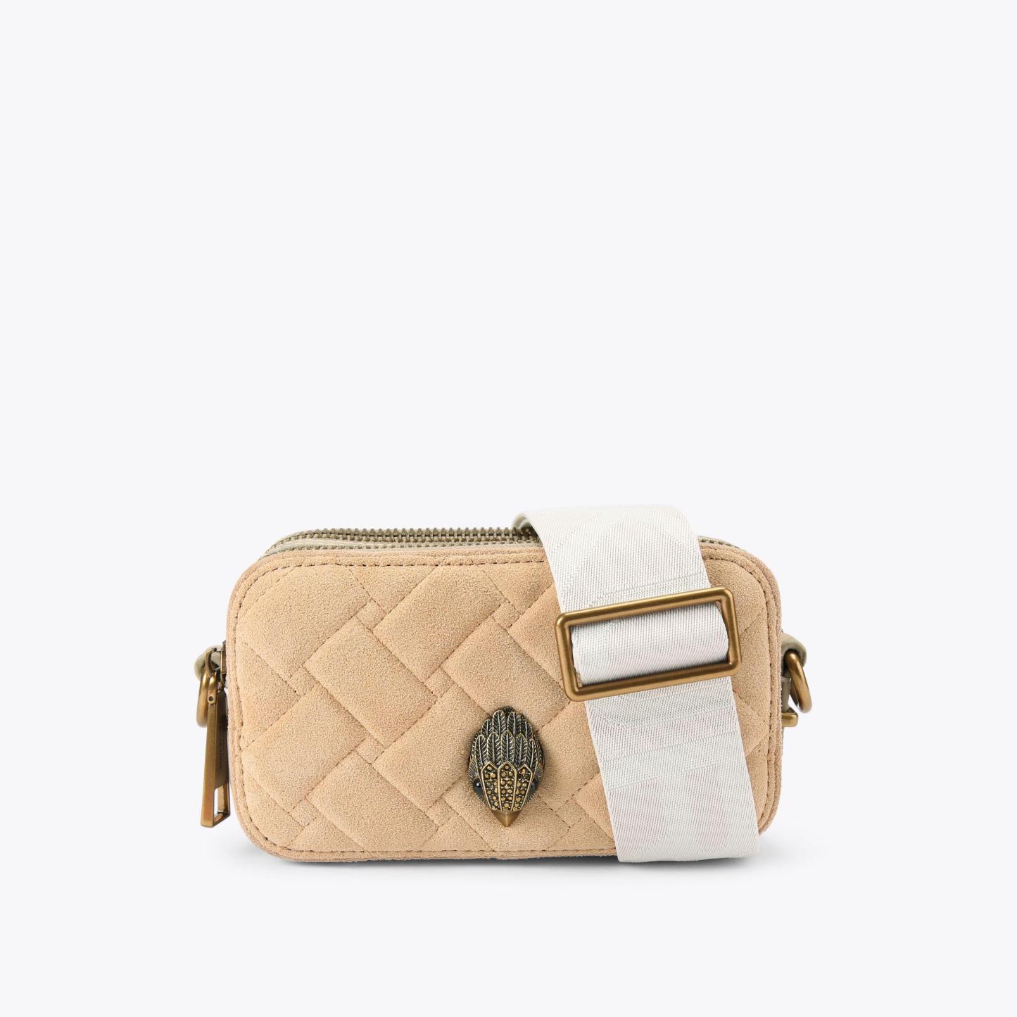 Kurt Geiger London Dual Zip Small Kensington Camera Bag - Metallics