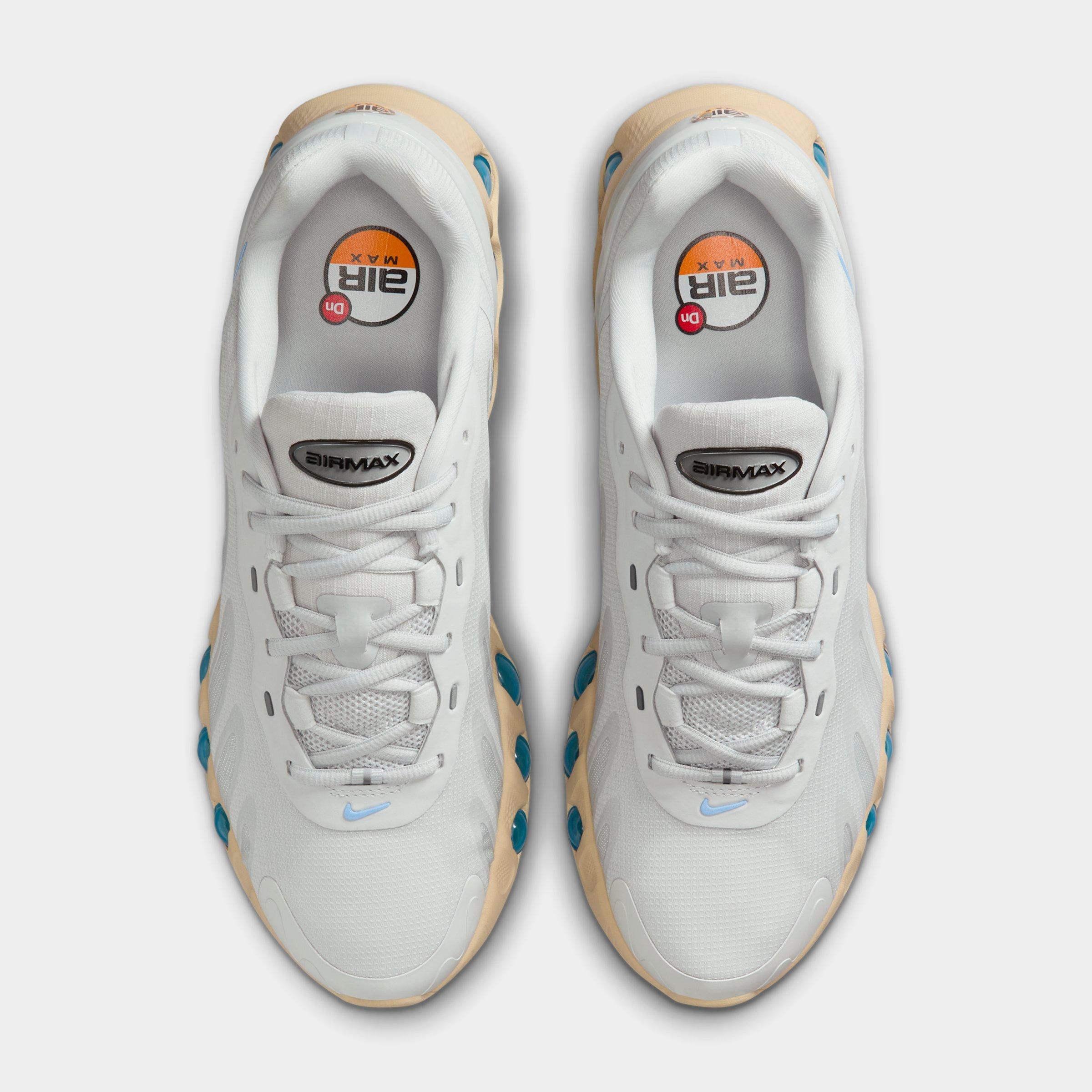 Men's Nithtke Air Max Dn8 Casual Shoes - Photon Dust/Team Gold/Black/Royal Pulse - Top view