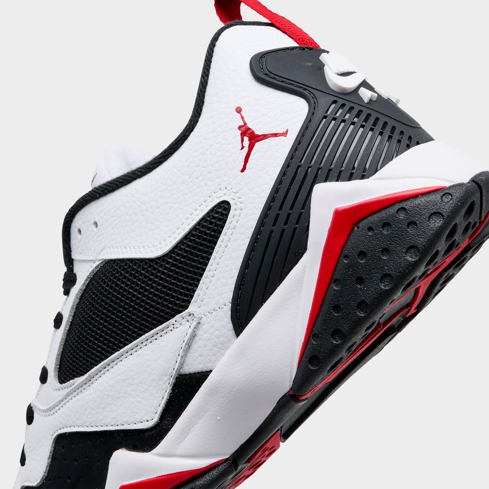 Men's Air Jordan MVP 92 Casual Shoes - White/Black/Gym Red - view 3