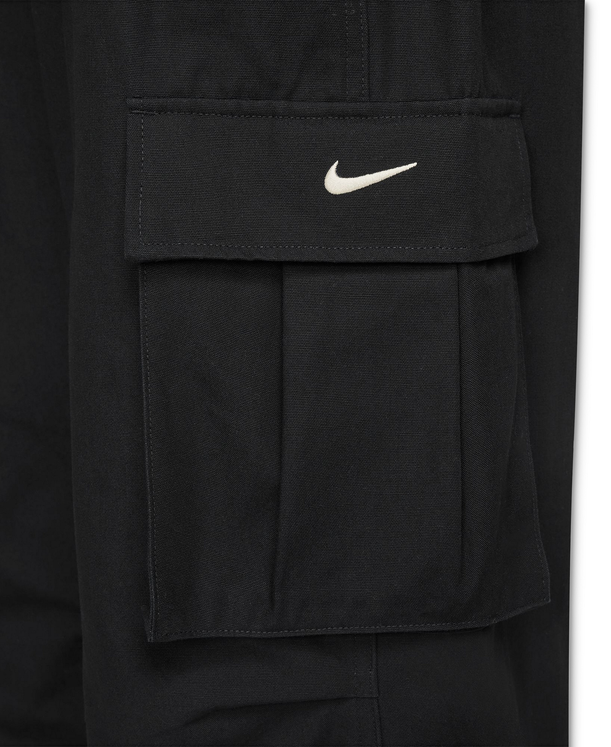Nike Women's Sportswear Loose Mid-Rise Woven Cargo Pants - Black/sail