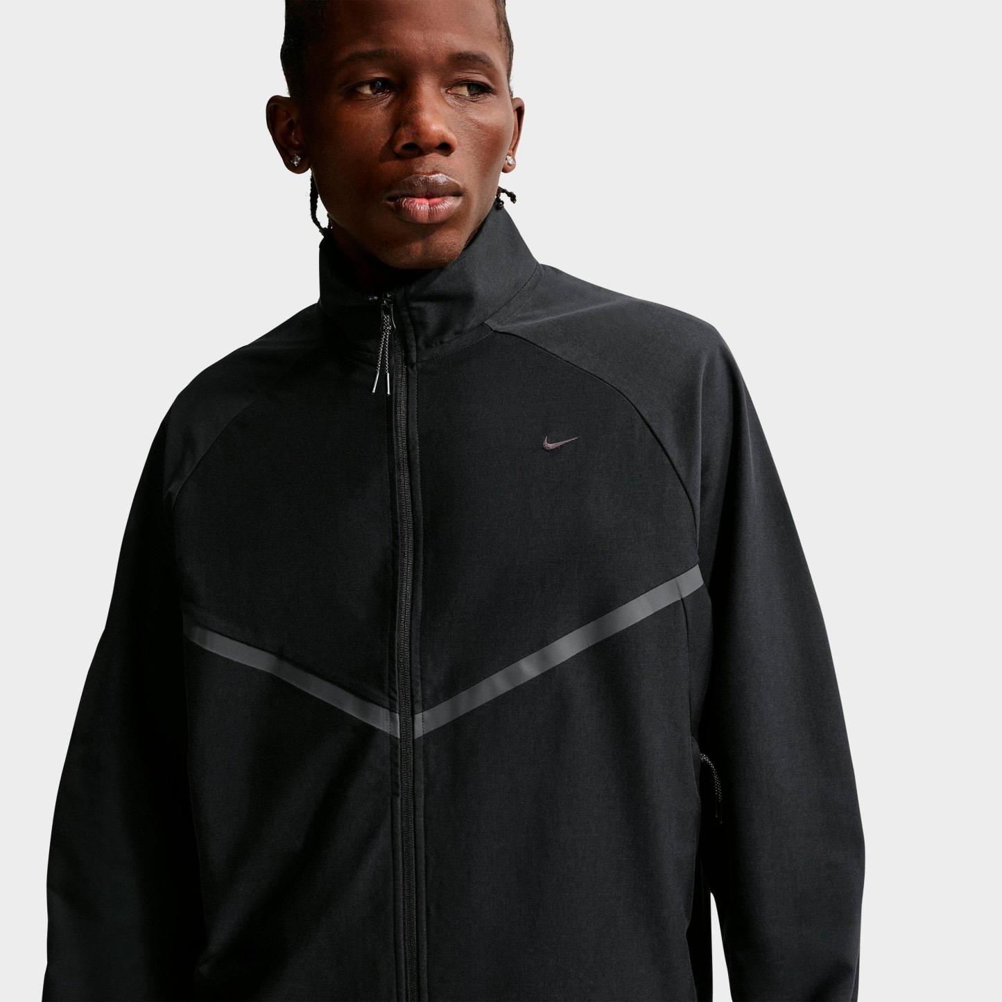 Men's Nithtke Sportswear Tech Dri-FIT Shori Knit Full-Zip Track Jacket - Black/Black