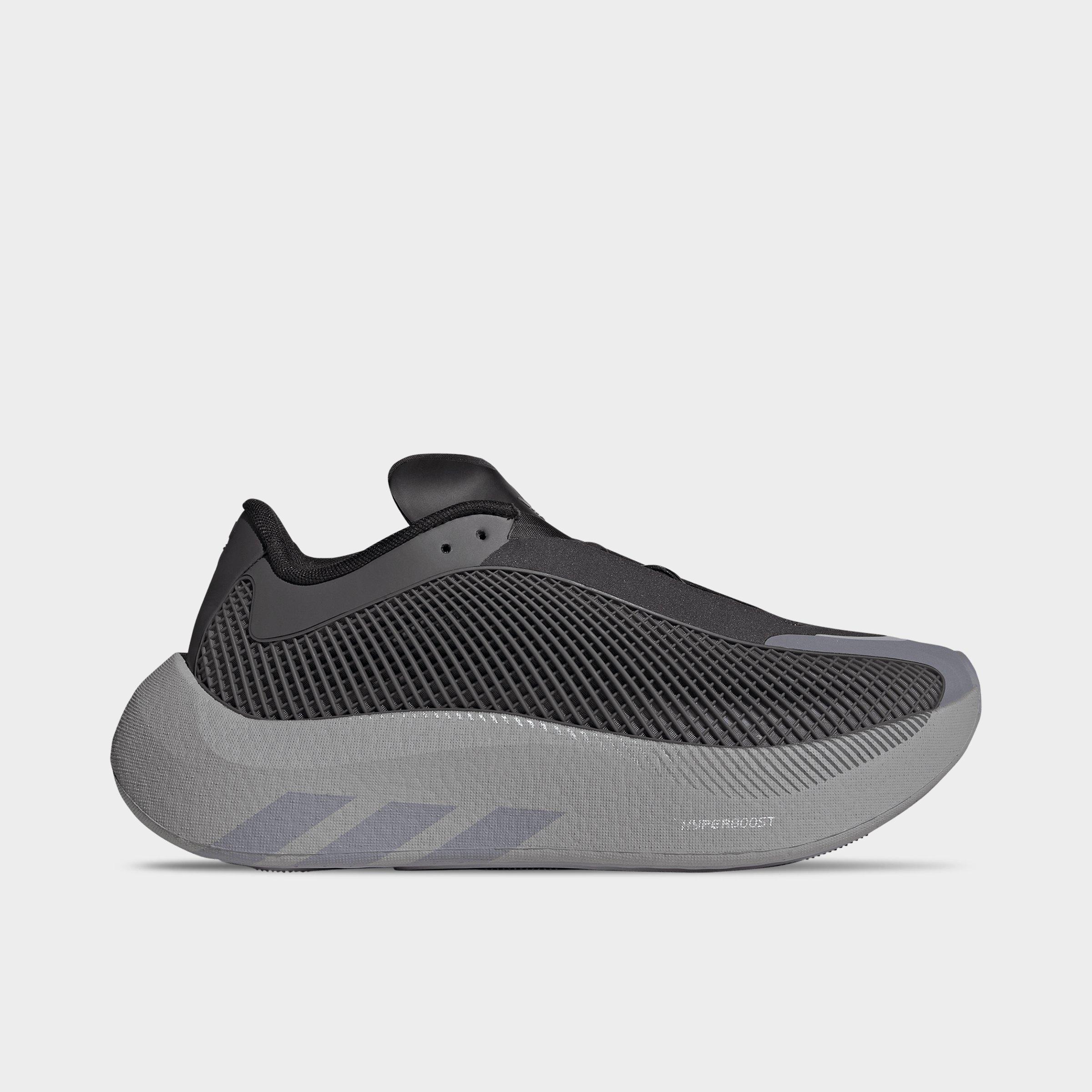 Men's adidas Originals HYPERBOOST EPHR Casual Shoes - Core Black/Grey/Glory Grey - Left shoe facing left. Outside of the shoe.