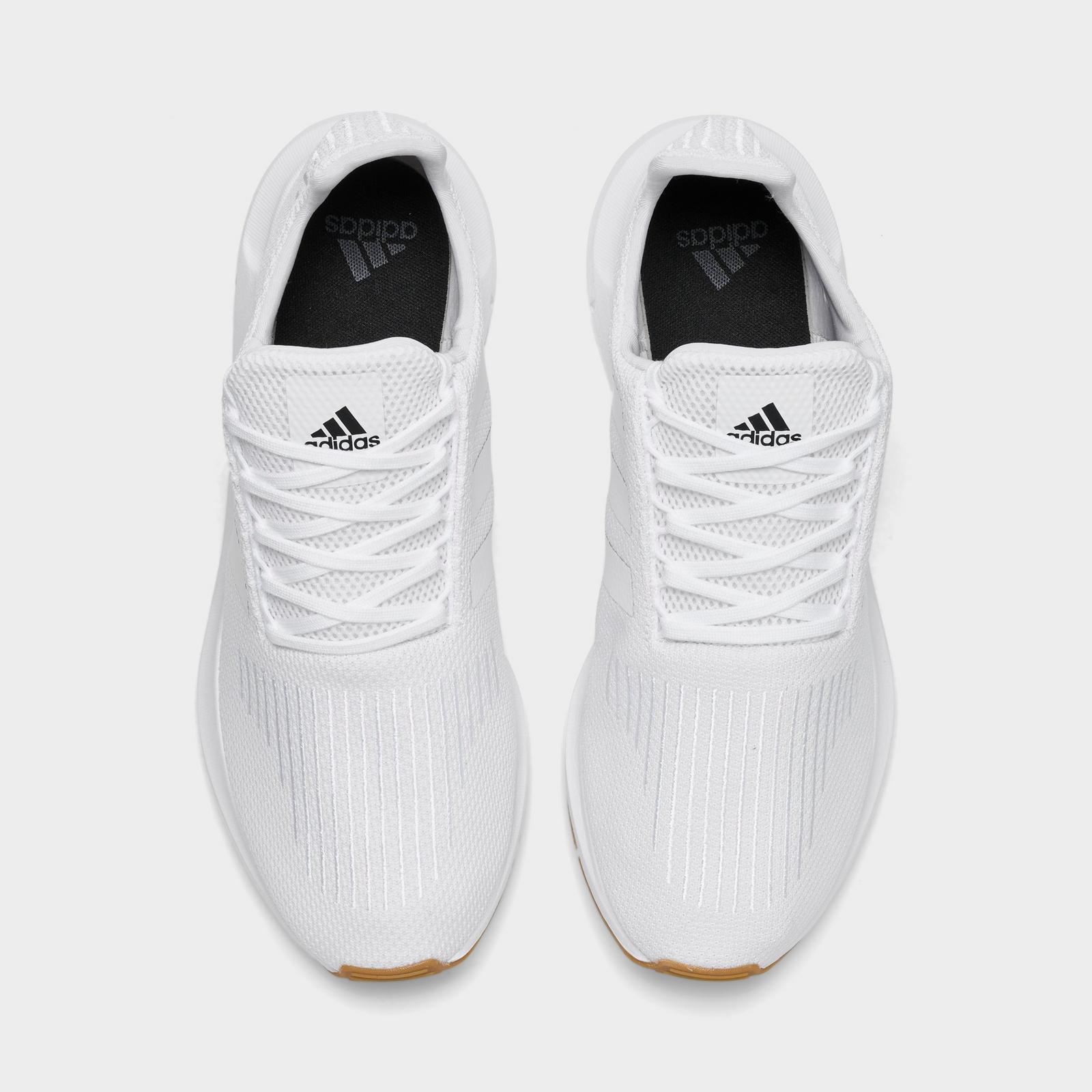 Men's adidas Originals Swift Run 1.0 Casual Shoes - Cloud White/Cloud White/Core Black/Gum - view 5