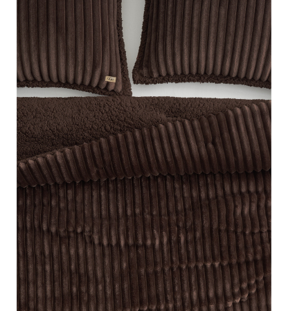 UGG® Avery Ribbed Comforter Set - Burnt Cedar