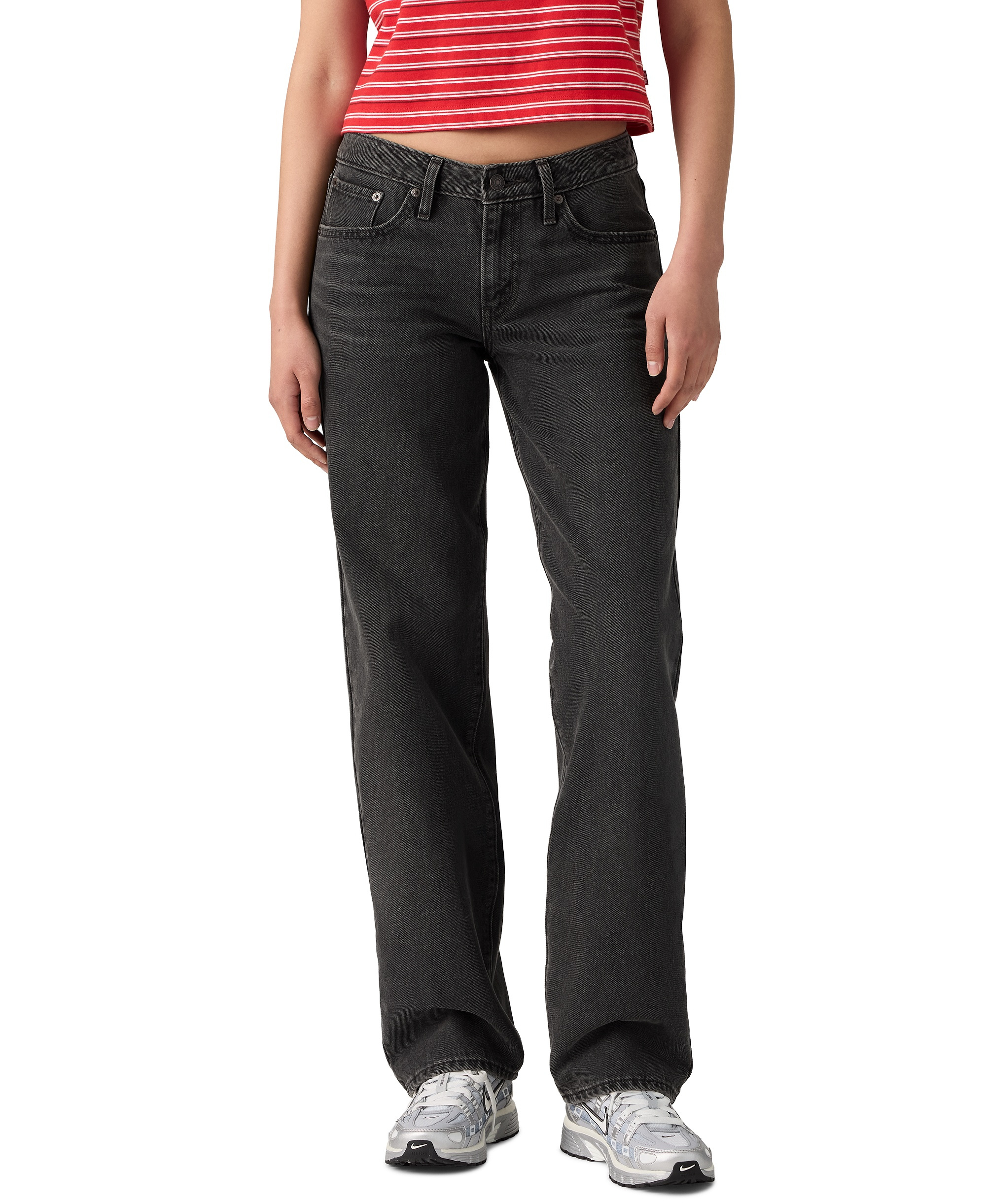 Levi's Women's Superlow Straight Jeans - Mic Dropped