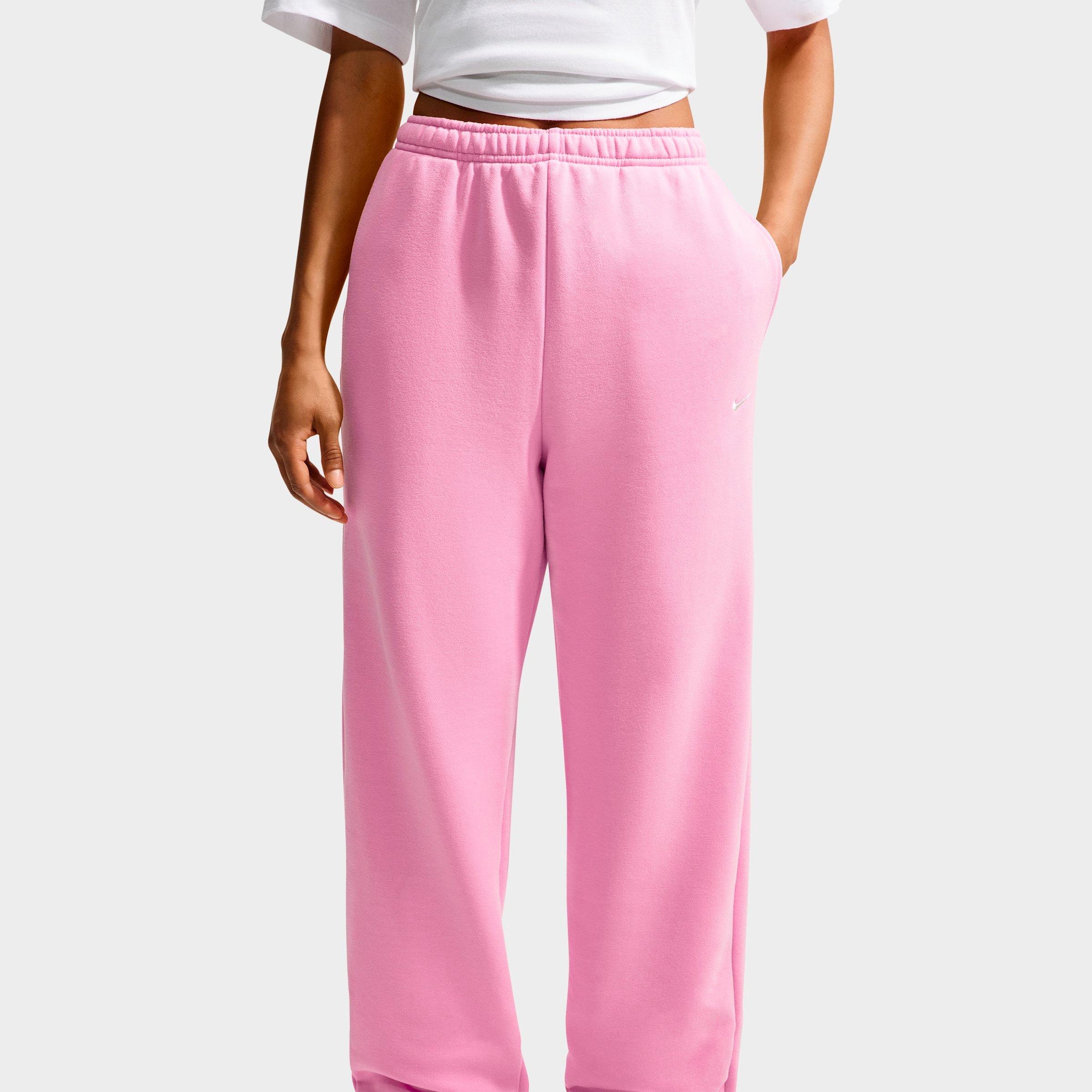 Women's Nithtke Studio Fleece Medium-Weight Camo High-Rise Oversized Cuffed Pants - Pink Rise/Sail