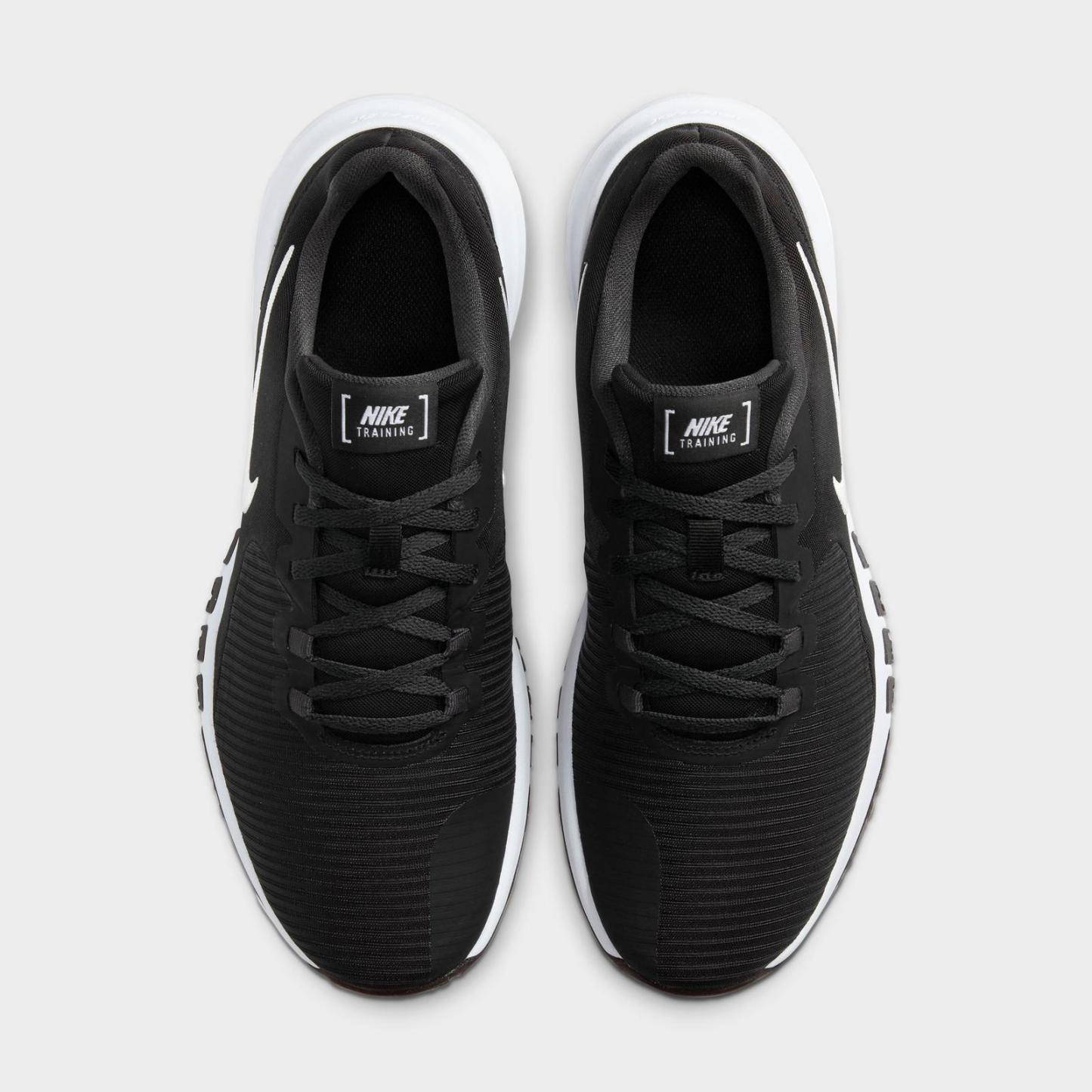 Men's Nike Flex Control 4 Training Shoes - Black/Dark Smoke Grey/Smoke Grey/White