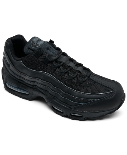 Nike Men's Air Max 95 Big Bubble Total 90 Casual Sneakers from Finish Line - Black