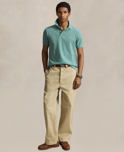 Polo Ralph Lauren Men's Classic-Fit Mesh Polo Shirt - Greenscape/C6125