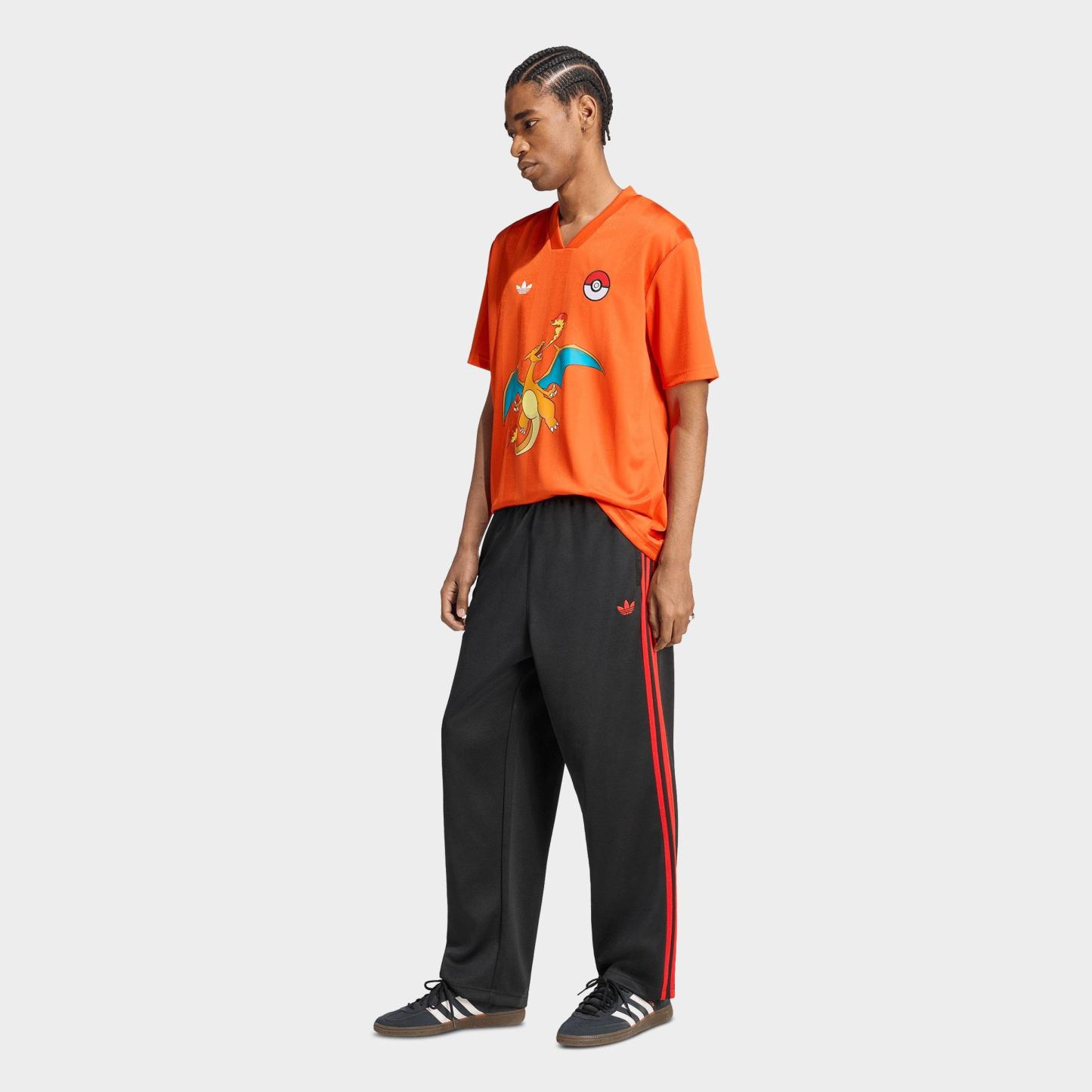 Men's adidas Originals x Pokémon Charizard Loose Jersey - Collegiate Orange
