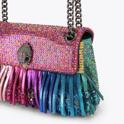 Kurt Geiger London Mini Kensington Fringe Bag - Multi Colored - view 6