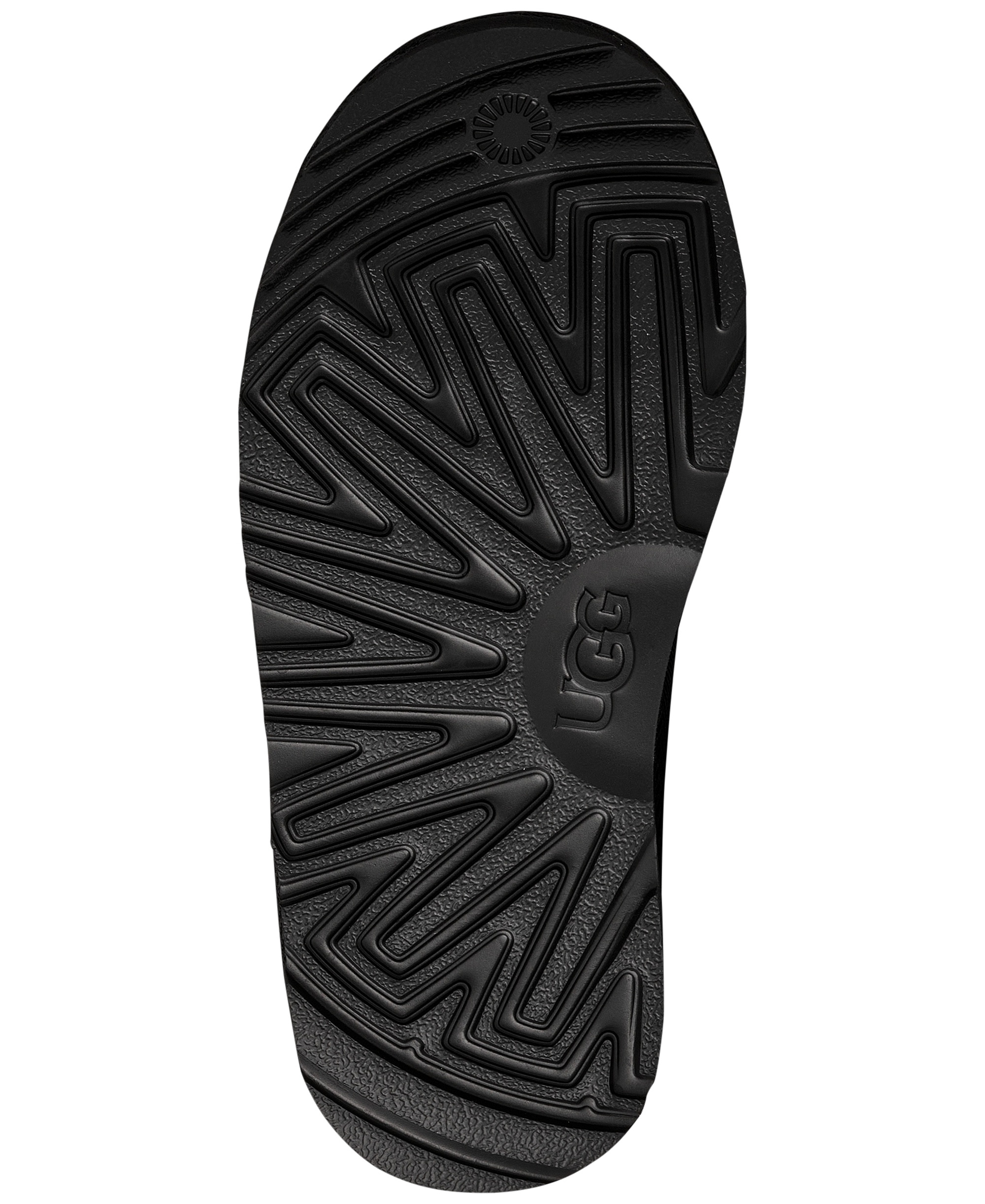 UGG® Kids' Classic Micro Slip-On Booties - Black