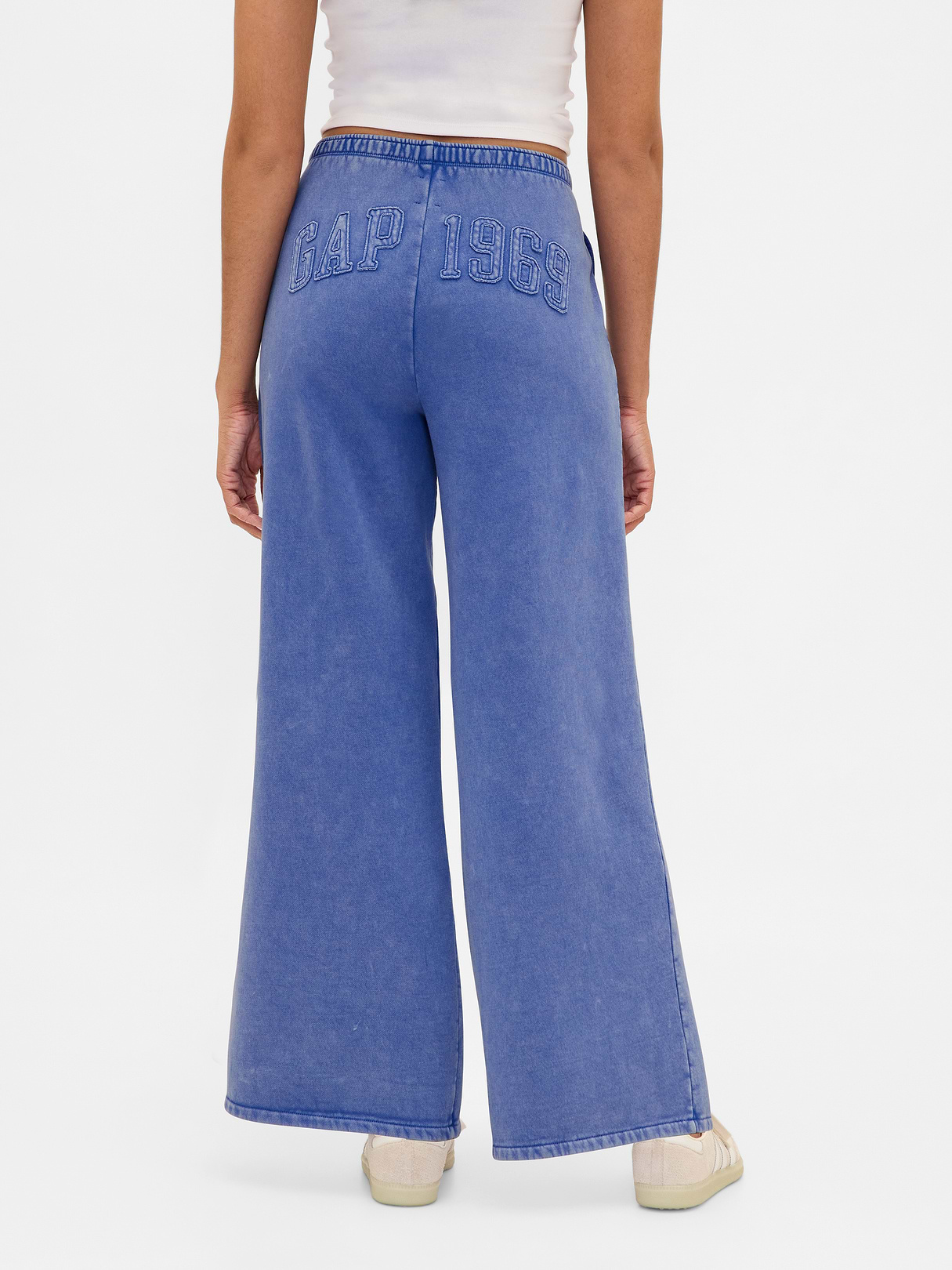 VintageSoft Baggy Sweatpants - Mosaic blue