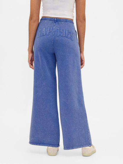 VintageSoft Baggy Sweatpants - Mosaic blue