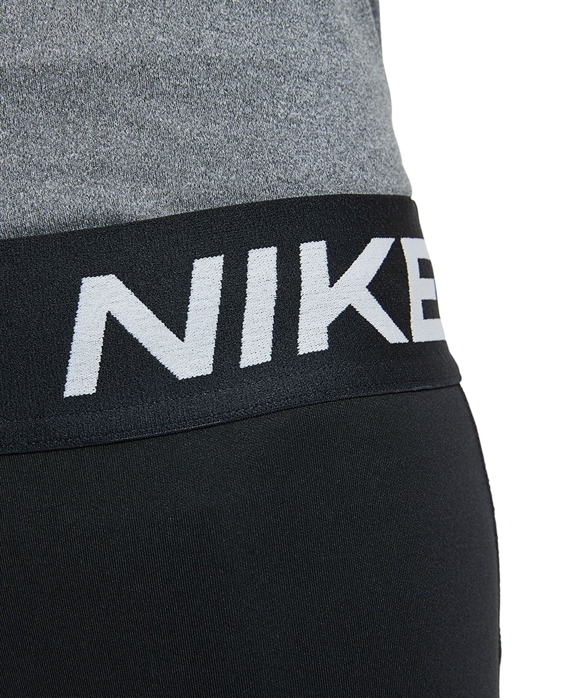 Nike Girls' 7-16 Pro Elastic Waist 3" Shorts - Black