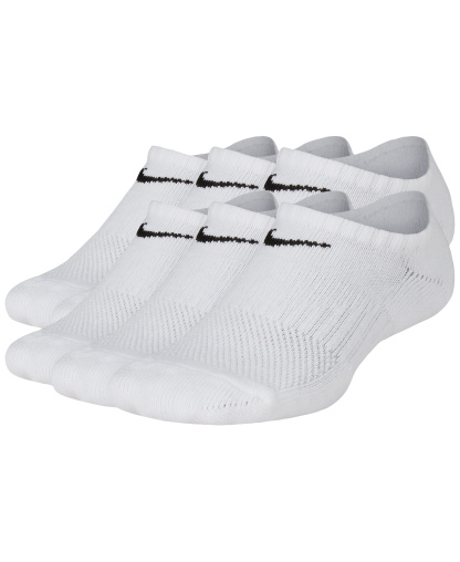 Nike Big Kids' Cushioned No-Show Socks, 6 Pairs - White