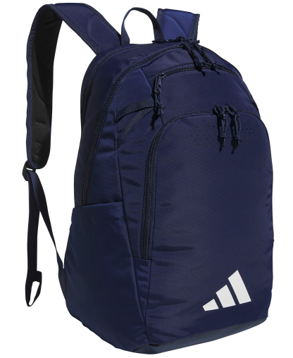 adidas Men's Multiple Zippered Pockets Backpack Messenger - Team Navy Blue