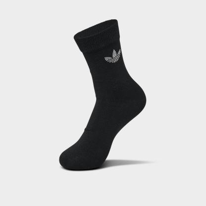 adidas Originals Unisex Rhinestone High Quarter Socks (2-Pack) - Black/White - view 5