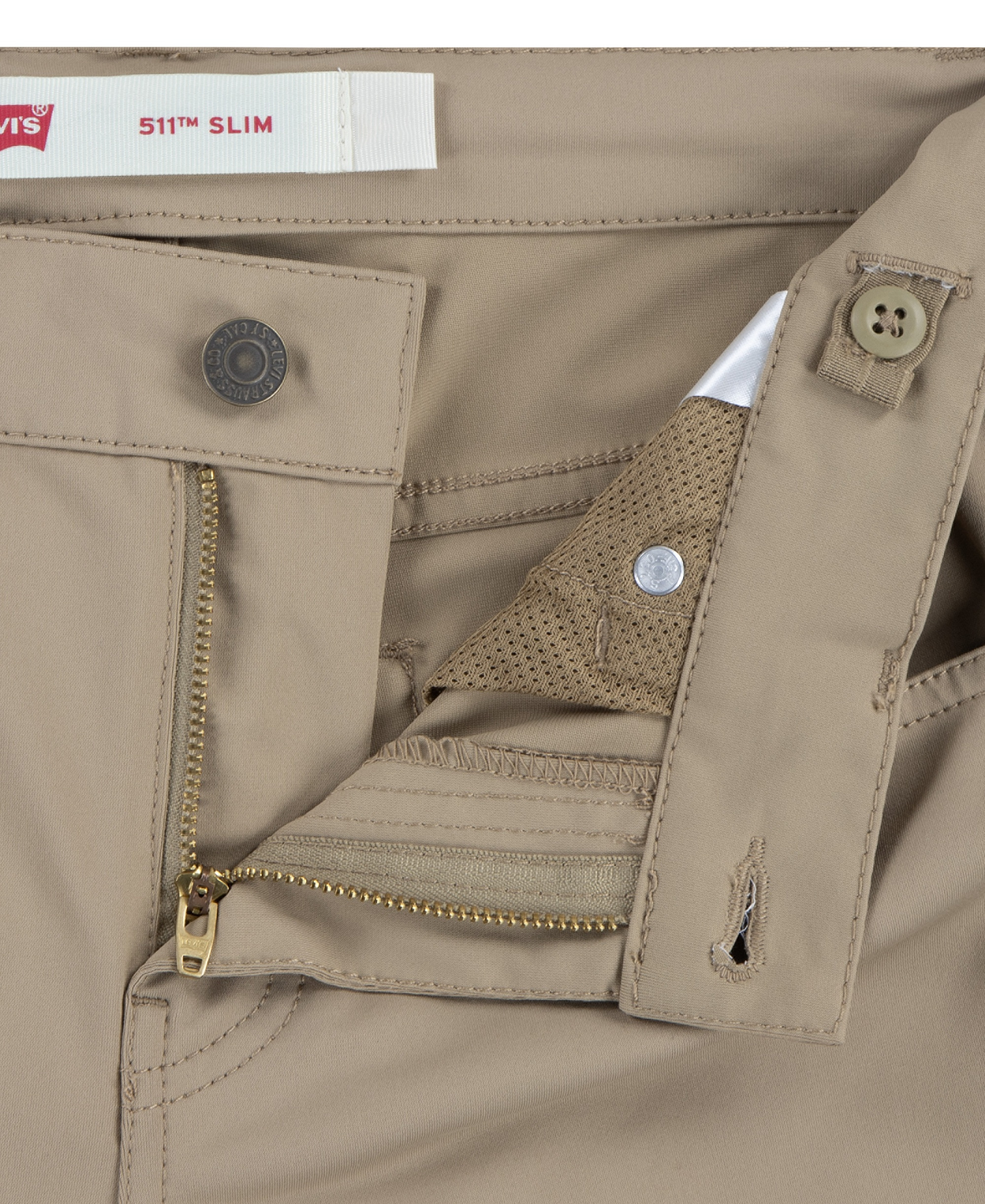 Levi's Boys' 8-20 Slim-Fit Performance Stretch Shorts - Harvest Gold