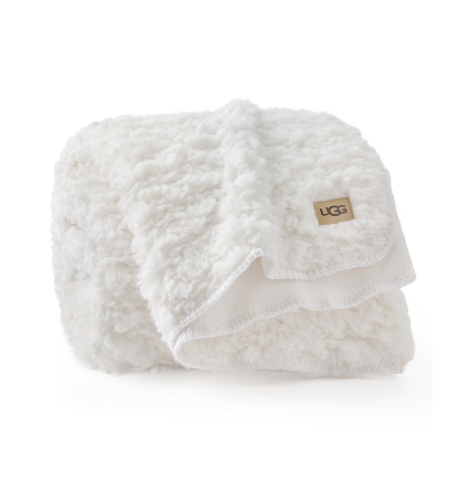 UGG® Shira Textured Throw, 50" x 70" - Snow