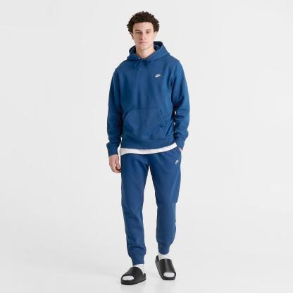 Men's Nike Club Fleece Premium Jogger Pants - Court Blue/Court Blue