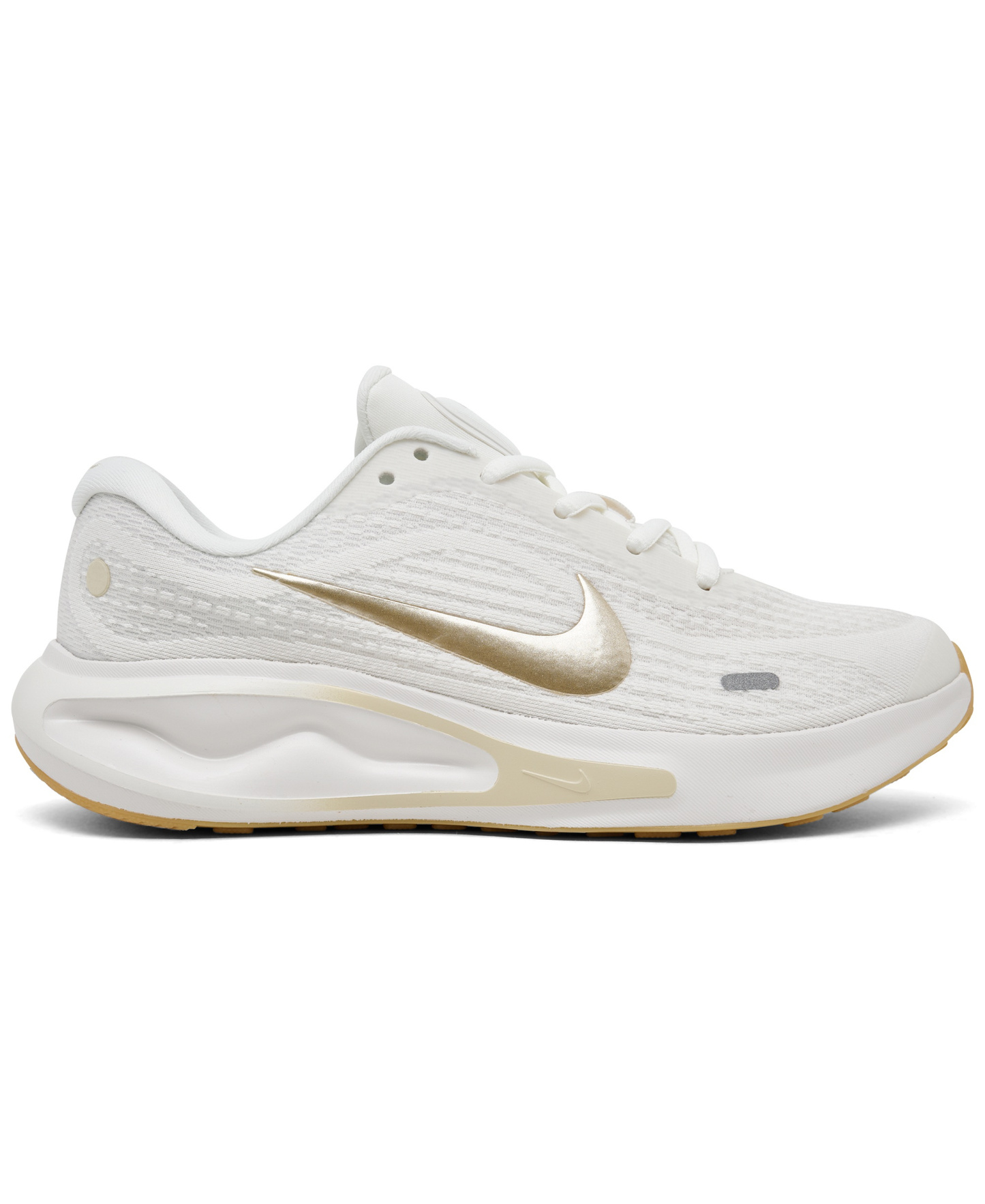 Nike Women's Journey Run Running Sneakers from Finish Line - Sail, Metallic Cool Gray