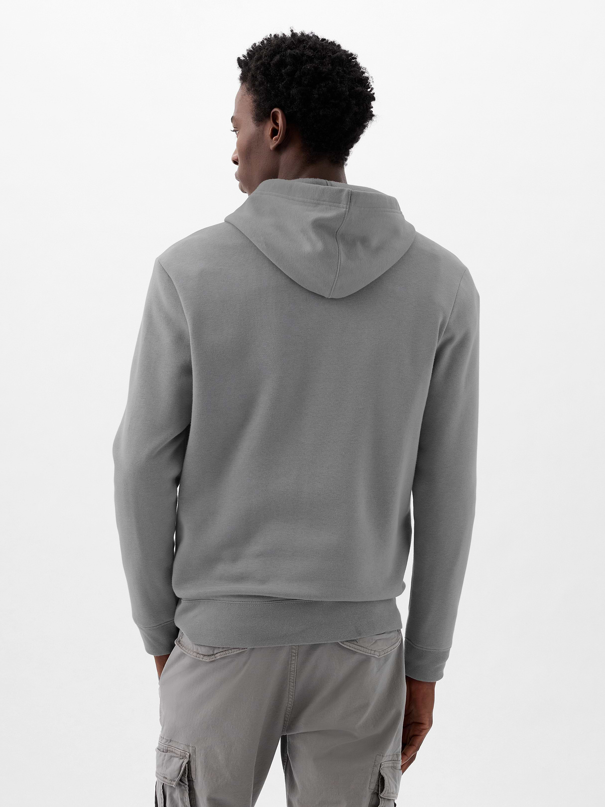 Adult VintageSoft Arch Logo Hoodie - pilot grey