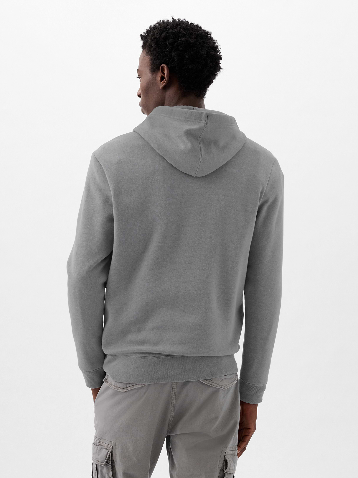 Adult VintageSoft Arch Logo Hoodie - pilot grey