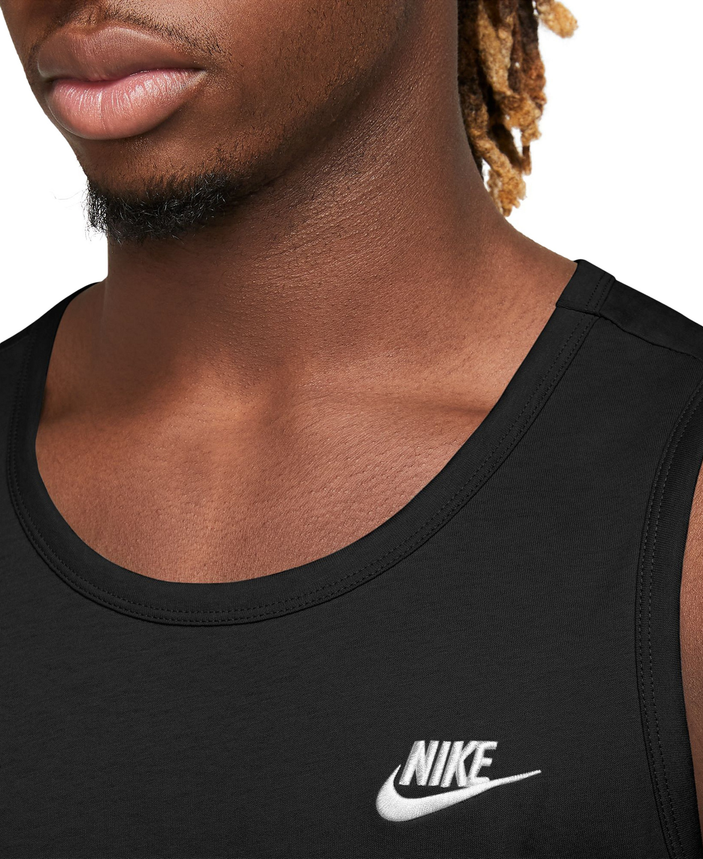 Nike Men's Sportswear Club Tank T-shirts - Black/white