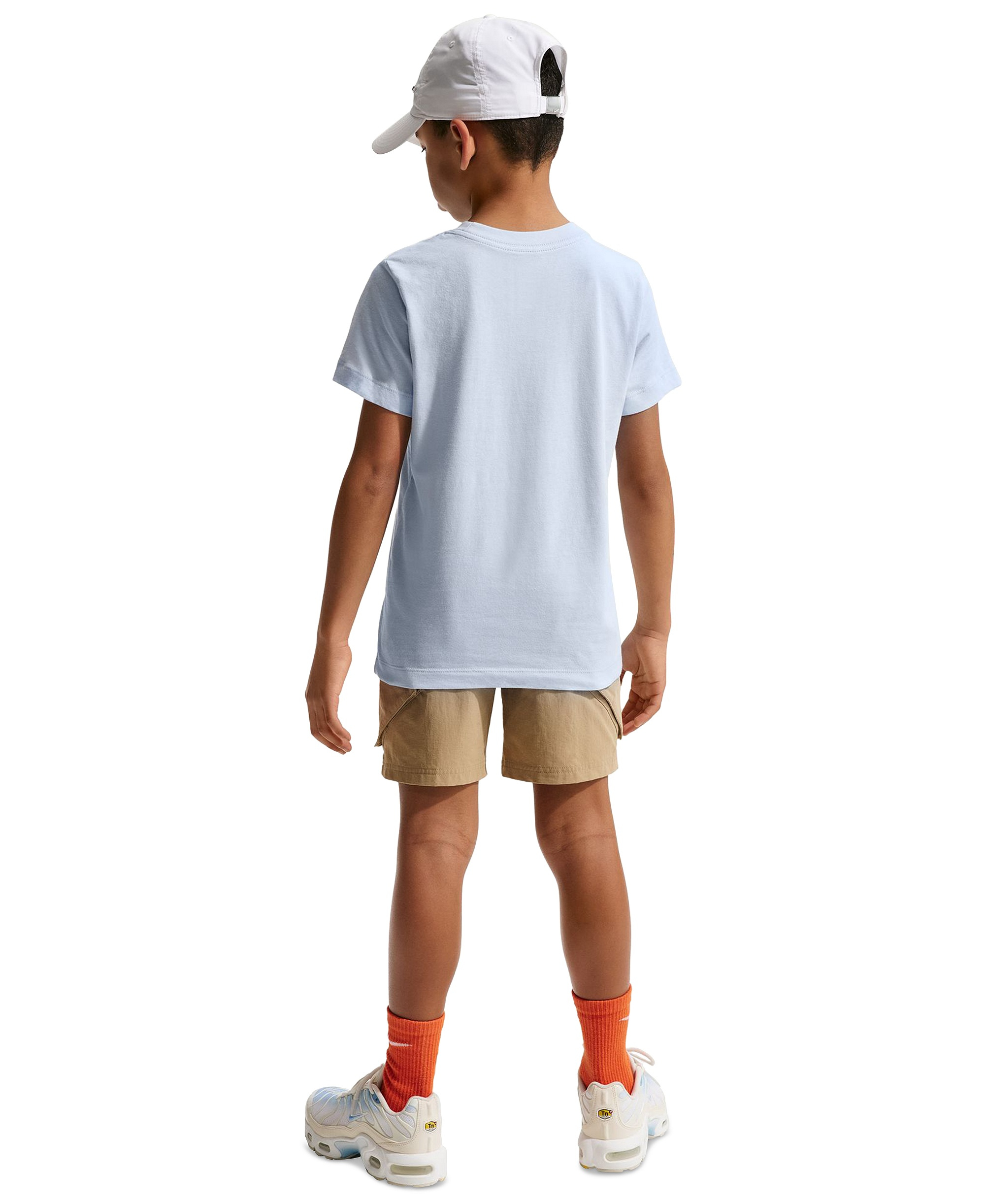 Nike Boys' and Girls' 6-20 Sportswear Logo Graphic T-Shirt - Hydrogen Blue