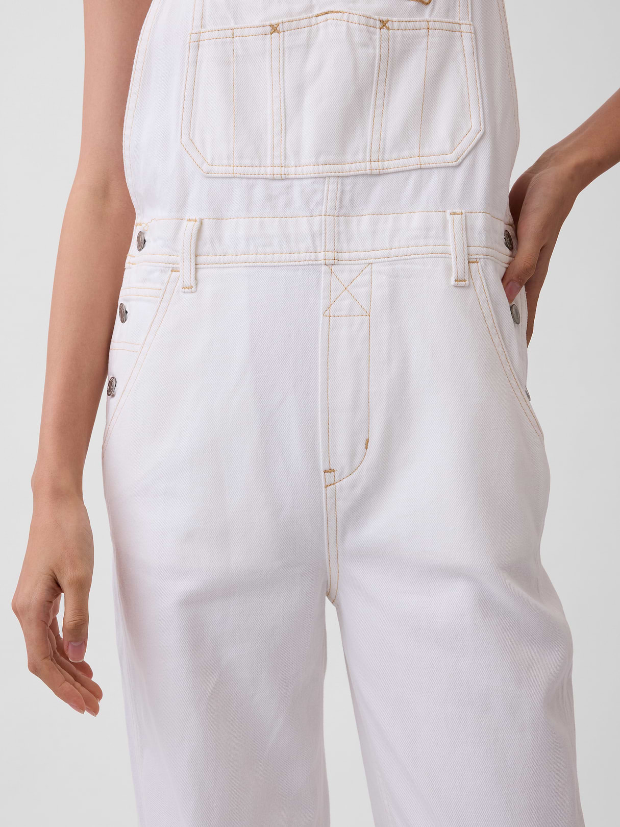 Loose Overalls - Fresh white