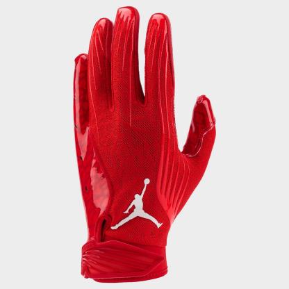 Jordan Fly Lock Football Gloves - University Red/University Red/White - view 3