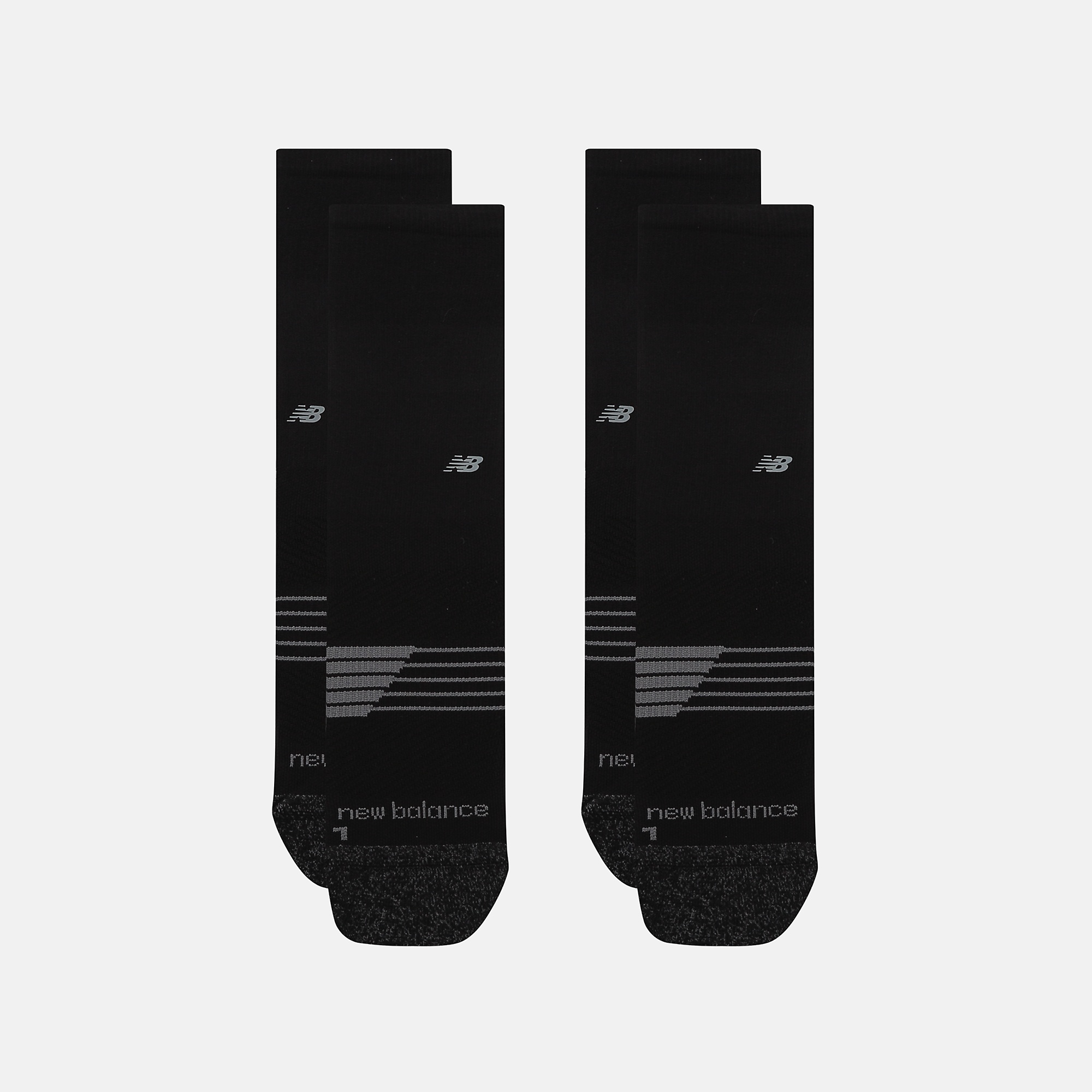 New Balance Pro Training Cushion Crew Socks 2 Pack, LAS25141BK