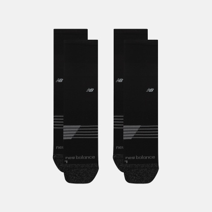 New Balance Pro Training Cushion Crew Socks 2 Pack, LAS25141BK