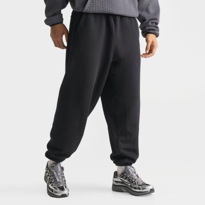 Men's Nithtke Solo Swoosh Cuffed Sweatpants - Black/Sail