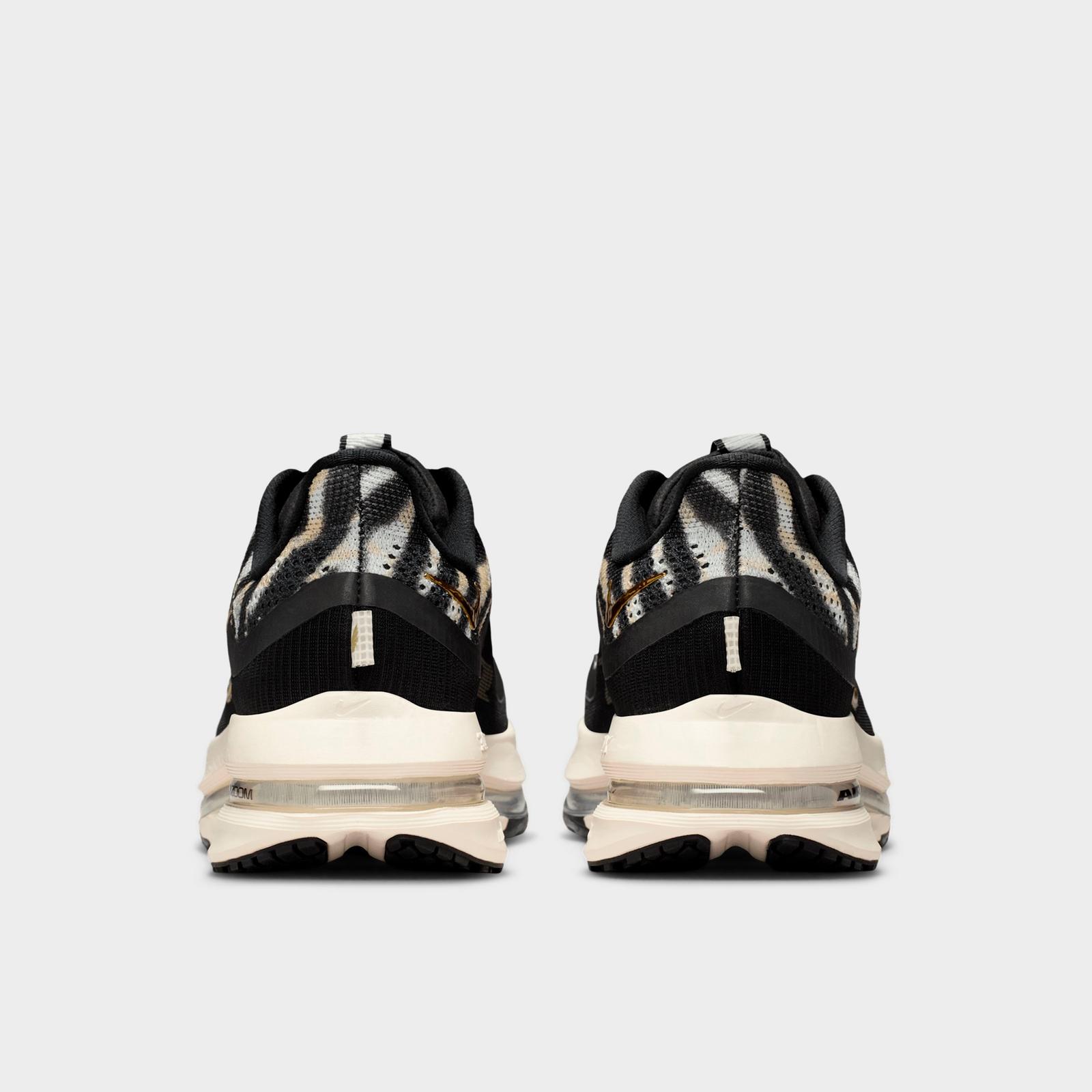 Women's Nike Pegasus Premium Running Shoes - Black/Phantom/Dark Hazel/Metallic Gold