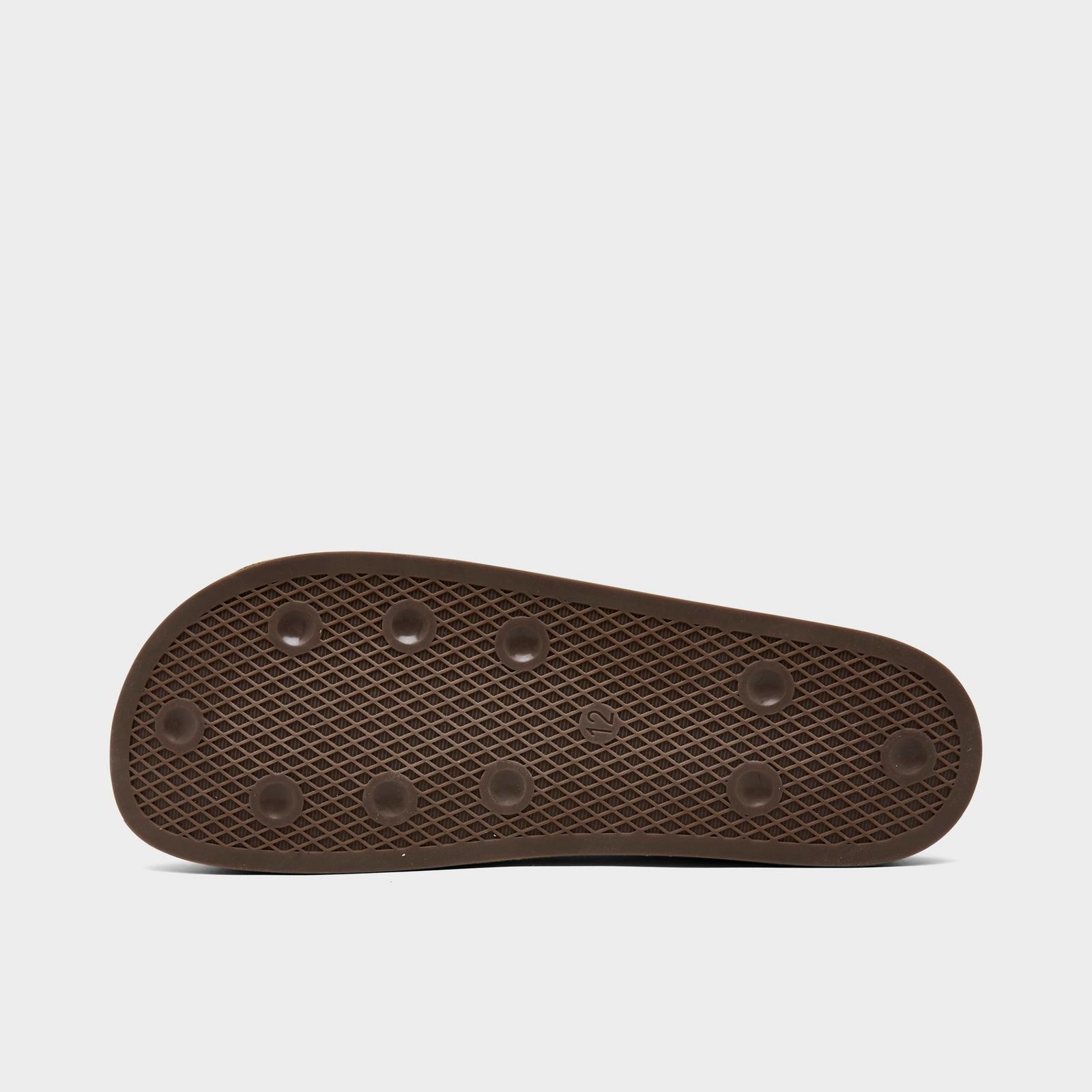 Men's adidas Originals adiMule Slide Sandals - Golden Beige/Golden Beige/Gum - view 6
