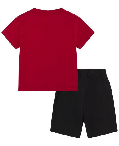 Jordan Boys' 2T-4T Jumbo Jumpman T-Shirt and Shorts, 2-Piece Set - Black/Red