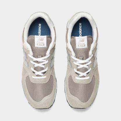Big Kids' New Balance 574 Casual Shoes - Grey/White - view 5
