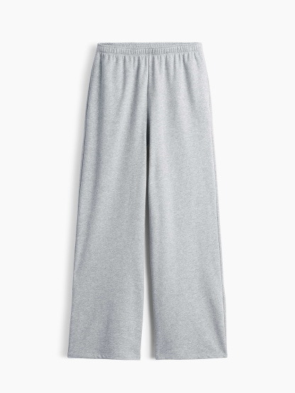 Mid Rise VintageSoft Terry Loose Sweatpants - Heather grey