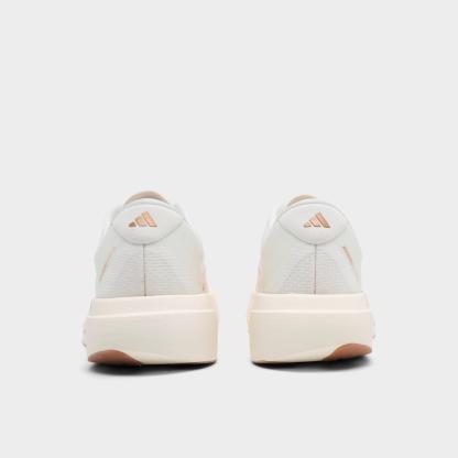 Women's adidas Adizero EVO SL Running Shoes - Part 1 - Off White/Copper Metallic/Blush Pink - Back view